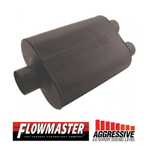 FLOW MASTER / t[}X^[ X[p[ 40 }t[ #9530452 Center in 3.00"/Dual out 2.50" - Aggresive Sound V{[/GMC C1500/C2500/K1500/K2500