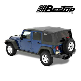 【BESTOP 正規品】BESTOP SUPERTOP NX コンプリートソフトトップ ブラック 5472335 07-18y JK ラングラー 4ドア