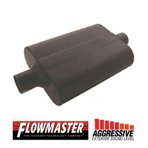 FLOW MASTER / t[}X^[ X[p[ 44 }t[ #942445 Center in 2.25"/Center out 2.25" - Aggresive Sound tH[h F-150