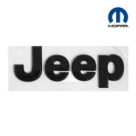 MOPAR純正エンブレム JEEPロゴ ブラック 68228508AB（ラングラー、グランドチェロキー、コンパス、パトリ…