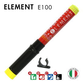 【楽天お買い物マラソン★エントリーでP10倍！】【ELEMENT 正規品】スティック型消化器 E100 サイズ 33x3.2cm 重さ360g 噴射時間100秒 2025年製造 使用期限15年 メンテナンス不要 後片付け不要 残留物ゼロ エアゾール 軽量 コンパクト 初期消火 簡易消火器具