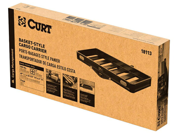 楽天市場】【CURT 正規品】 カート カーゴキャリア ヒッチカーゴ 18113 