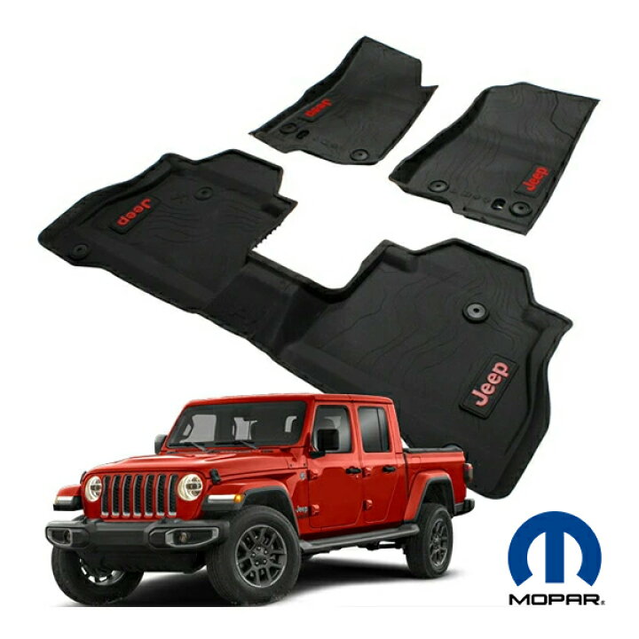 楽天市場】MOPAR純正 ラバーマット JEEPロゴ入 フロアマット 前後 1台 