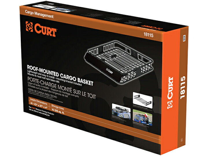 楽天市場】【CURT 正規品】ルーフラック ルーフバスケット ルーフ 