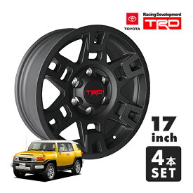 USトヨタ純正 TRD 17インチホイール マットブラック PTR20-35110-BK 4本セット TRDロゴ入 JWL刻印あり TOYOTA FJクルーザー GSJ150W