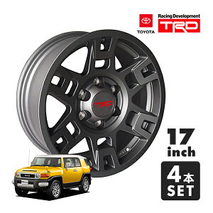 USトヨタ純正 TRD 17インチホイール マットグレー ガンメタ PTR20-35110-GR 4本セット TRDロゴ入 JWL刻印あり TOYOTA FJクルーザー GSJ150W