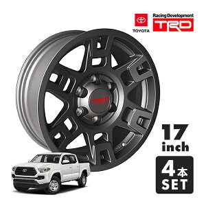USトヨタ純正 TRD 17インチホイール マットグレー ガンメタ PTR20-35110-GR 4本セット TRDロゴ入 JWL刻印あり 01-18y TOYOTA タコマ