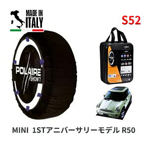 POLAIRE ���K�i �X�m�[�\�b�N�X S52 �C�^���A�� �X�m�[�`�F�[�� Show'7 MINI �~�j R50 1ST�A�j�o�[�T���[���f�� / RA16 195/55R16