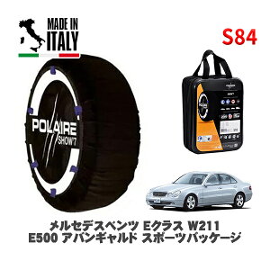 POLAIRE ���K�i �X�m�[�\�b�N�X S84 �C�^���A�� �X�m�[�`�F�[�� Show'7 �����Z�f�X�x���c E�N���X (W211)E500 �A�o���M�����h �X�|�[�c�p�b�P�[�W / 211070 265/45R18 18�C���`�p