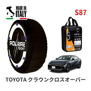 POLAIRE ���K�i �X�m�[�\�b�N�X S87 �C�^���A�� �X�m�[�`�F�[�� Show'7 �g���^ �N���E���N���X�I�[�o�[ / TZSH35 245/60R18