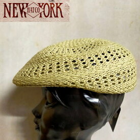 【売り尽くし】NEW YORK HAT ニューヨークハット ワークキャップ 帽子 メンズ レディース ハット ハット帽　ハンチング春 夏用インポートブランド　アメカジ麦わら ストローハット 　MADE in U.S.A[1223]