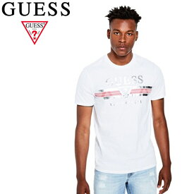 【売り尽くし】Guessゲス正規品　メンズ半袖　Tシャツ トライアングルロゴFactory Victor Logo Tee プリント クルーネック X90I11RI7R1インポートブランド海外買い付け正規[0819]ラストセール