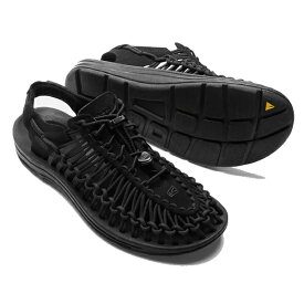 【再入荷】KEEN キーン正規品メンズサンダル ユニークMEN'S UNEEK BLACK／BLACK黒ブラック 靴 スニーカー1014097インポートブランド海外買い付け【ラストSALE】[0718]