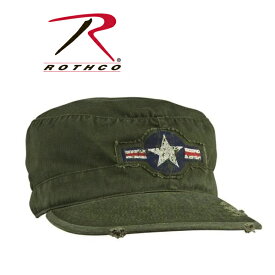 [再入荷]Rothco ロスコ正規品 ヴィンテージ帽子キャップVintage Air Corps Fatigue Cap軍もの ミリタリーブランド4539インポートブランド海外買い付け[0618]【楽ギフ_包装】