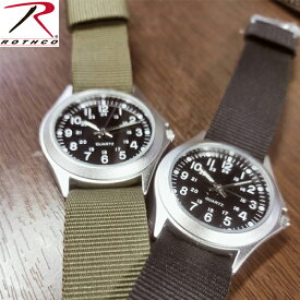 Rothcoロスコ 正規品 ミリタリー クォーツワッチ 腕時計ミルスペック Military Style Quartz Watchアナログ軍物アーミー キャンプ アウトドア　ベルト　サバイバル