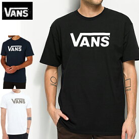 【ラストSALE】[再入荷]Vans プリント　半袖　丸首　Tシャツ Vans Off The Wall 'Classic Logo' Men's T Shirt 黒 BLACK ブラック TEE　VN000LFLY28【バンズ VANS】ヴァンズ メンズ インポートブランド【ラストSALE】