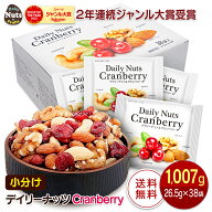小分け デイリーナッツ&クランベリー 1,007g (26.5g×38袋) 個包装 Daily nuts Cranberry ミックスナッツ…
