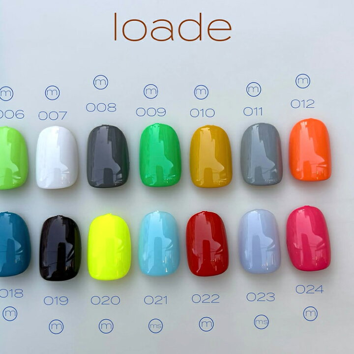 楽天市場】loade ロアデ カラージェル 4g m001～024【ジェルネイル 