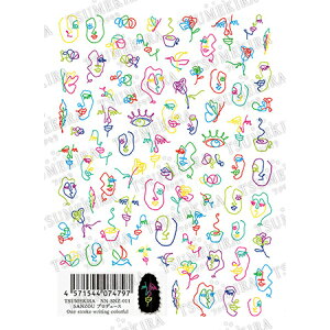 TSUMEKIRA cL SANZOUvf[X One stroke writing colorful(Xg[NCeBO Jt) NN-SNZ-011ylCA[g lCV[ Xg[N@M `z