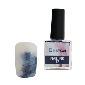 Dna Gel(�f�B�[�i�W�F��) NAIL INK(�l�C���C���N) 12 �A�Y���C�g 10ml�y�l�C���C���N�@�u���[�@�j���A���X�A�[�g�@���ʃA�[�g�@�J���[�W�F���@�e�N�X�`���[�@�ł��[�ȁz