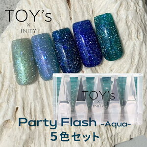 TOYs x INITY gCYoCACjeB p[eB[tbV ANA 5FZbg T-PF 12ml I }J AgX noi tBY yparty flash aqua tbVlC WFlC LL MM 