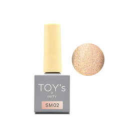 TOY's × INITY トイズバイアイニティ シュガーマグコレクション T－SM02 ピーチ 7ml【マグネットネイル ニュアンスネイル オーロラネイル ホワイトライト マグアート】