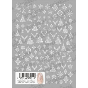 TSUMEKIRA �c���L�� ��̌���10 White Christmas NN-YUK-111�y�l�C�� �l�C���V�[�� �l�C���X�e�b�J�[ ���� �~�z