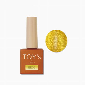 TOY's × INITY トイズバイアイニティ ベッコウマグコレクション T-BE02 イチョウ 7ml【ニュアンスネイル　ウィンターネイル　冬ネイル　秋ネイル　べっ甲ネイル　ジェルネイル　マグネットネイル】