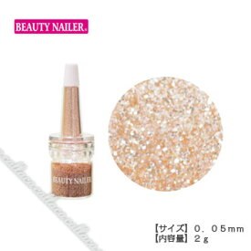 BEAUTY NAILER ビューティーネイラーB.N. 純銀グリッター SGP-5 オレンジ 0.05mm 【ネイル パーツ ジェルネイル】