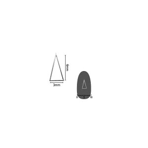 SHAREYDVA �V�����h�� �\�t�g �O�p�����O 3mm×6mm �V���o�[ �� 8P �y�l�C�� �p�[�c �W�F���l�C���z