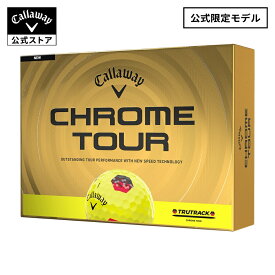 【公式】キャロウェイ ゴルフ CHROME TOUR YELLOW TRUTRACKボール | 【限定発売】Callaway クロムツアー ゴルフボール limitedball 26new