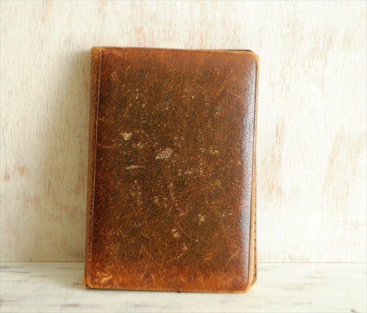 楽天市場 送料無料 1910年代 フランスの古い日記 イラスト 本革装丁 ディスプレイ 古書 アンティークブック インテリア 撮影小物 1029 Callum Shop