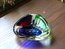 【送料無料】イタリア製 ムラーノガラス 器 オブジェ Italy Murano glass ムラノグラス インテリア ヴィンテージ アンティーク _240207