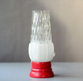 【送料無料】ドイツ製 1960-70年代 ガラス デスクランプ ミッドセンチュリー ベッドサイド ライト 照明 テーブル ヴィンテージ アンティーク_240521