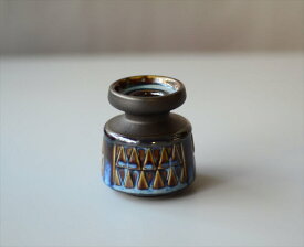 【送料無料】デンマーク製 SOHOLM 陶器の一輪挿し キャンドルホルダー 北欧 花器 スーホルム 花瓶 燭台 フラワーベース アンティーク_240521