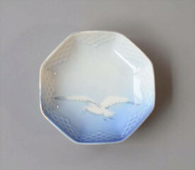 【送料無料】デンマーク製 BingGrondahl シーガル 八角形 小皿 豆皿 small Dish seagull ビングオーグレンダール ヴィンテージ アンティーク_260212