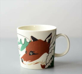【送料無料】ARABIA Pekka Paikkari Animal Fox Hawk マグカップ アラビア Teema ペッカピッカリ アニマルシリーズ フィンランド 北欧 ヴィンテージ_250411