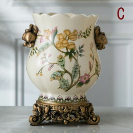 花瓶おしゃれ 花瓶 陶器 おしゃれ 大きい 花器 フラワーベース 花入れ アンティーク 置物 オブジェ 北欧 孔雀 クジャク 割れない
