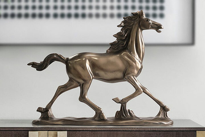 楽天市場 父の日 馬の置物 置物 馬 風水 おしゃれ インテリア オブジェ 風水グッズ うま ウマ 間取り 色 財運 金運 玄関 リビング 置き物 金 ゴールド 開運アイテム 風水インテリア 縁起物 雑貨calmhouse