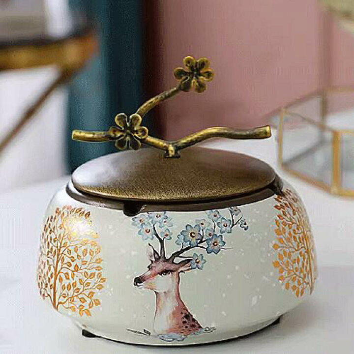 楽天市場】陶器 小物入れ 蓋付き アンティーク インテリア  