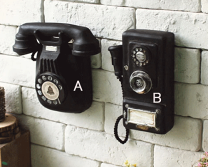 楽天市場】電話機 アンティーク 壁掛けの通販