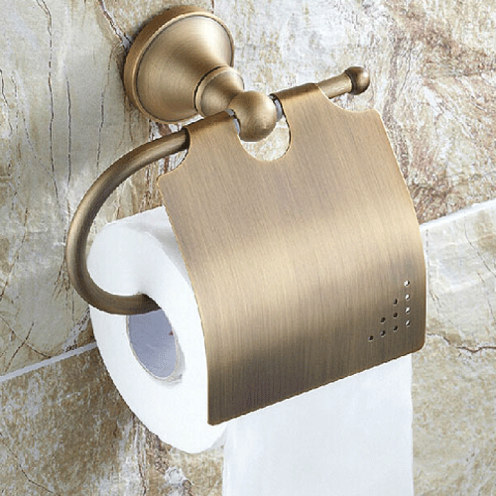 アンティーク　真鍮　トイレットペーパーホルダー 真鍮 トイレットペーパーホルダー おしゃれ タオル掛け レトロ