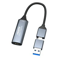 【1000円ポッキリ 送料無料】 HDMI キャプチャーボード 4K/30Hz入力対応 USB-A Type-C 2in1 ビデオキャプ…