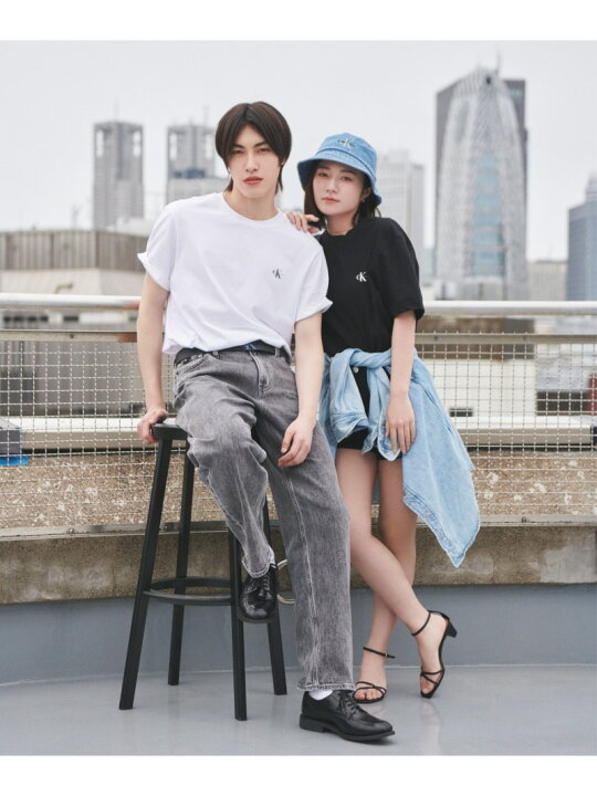 楽天市場】【WEB限定】ユニセックス CK ロゴ リラックスフィット T 