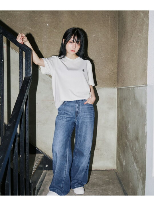 楽天市場】【WEB限定】ユニセックス CK ロゴ リラックスフィット T 