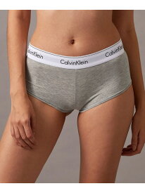 (W)【公式ショップ】 カルバンクライン Icon Cotton　ボーイショーツ Calvin Klein Underwear F3788 Calvin Klein Underwear カルバン・クライン インナー・ルームウェア ショーツ グレー ブラック【送料無料】[Rakuten Fashion]