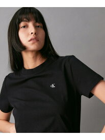 (W)【公式ショップ】 カルバンクライン クラシックスリムTシャツ Calvin Klein Jeans 40WH105 Calvin Klein Jeans カルバン・クライン トップス カットソー・Tシャツ ブラック ホワイト【送料無料】[Rakuten Fashion]