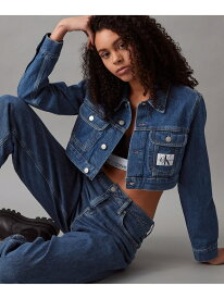 (W)【公式ショップ】 カルバンクライン 90S デニムジャケット Calvin Klein Jeans J223695 Calvin Klein Jeans カルバン・クライン ジャケット・アウター デニムジャケット ブルー【送料無料】[Rakuten Fashion]