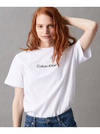 (W)【公式ショップ】 カルバンクライン モダン ボクシー Tシャツ Calvin Klein Jeans 40WH113 Calvin Klein Jeans カルバン・クライン トップス カットソー・Tシャツ ホワイト ブラック【送料無料】[Rakuten Fashion]