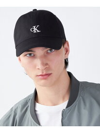 (M)【公式ショップ】 カルバンクライン スモール モノグラム ロ Calvin Klein カルバン・クライン 帽子 キャップ ブラック ホワイト ベージュ グレー【送料無料】[Rakuten Fashion]